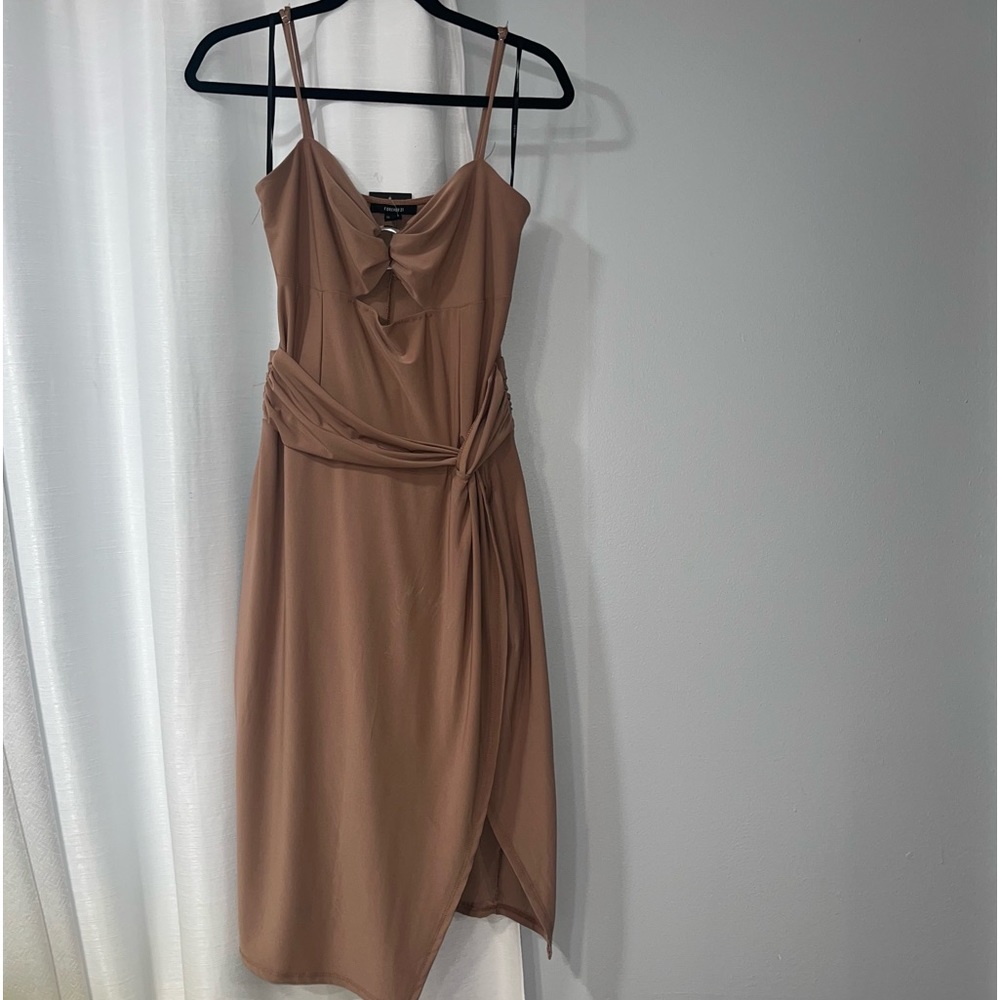 Brown Midi Dress